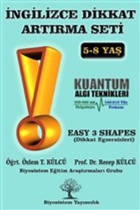 İngilizce Dikkat Artırma Seti 3. Kitap &  Easy 3 Shapes (Dikkat Egzersizleri)