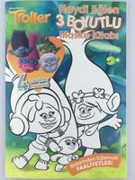 Troller Haydi Eğlen 3 Boyutlu Maske Kitabı 