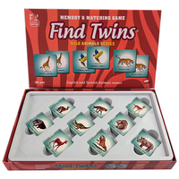 Vahşi Hayvanlar 54 Parça / Find Twins Hafıza ve Eşleştirme Oyunu