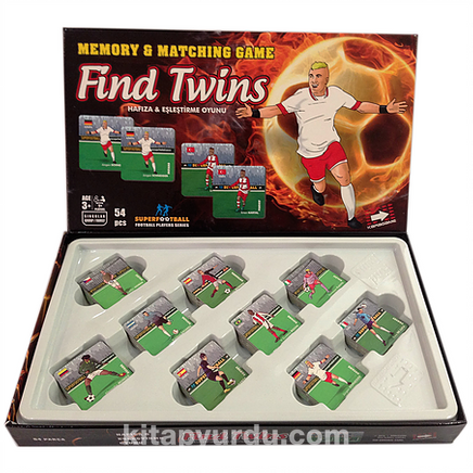 Oyuncular Serisi  54 Parça / Find Twins Hafıza ve Eşleştirme Oyunu