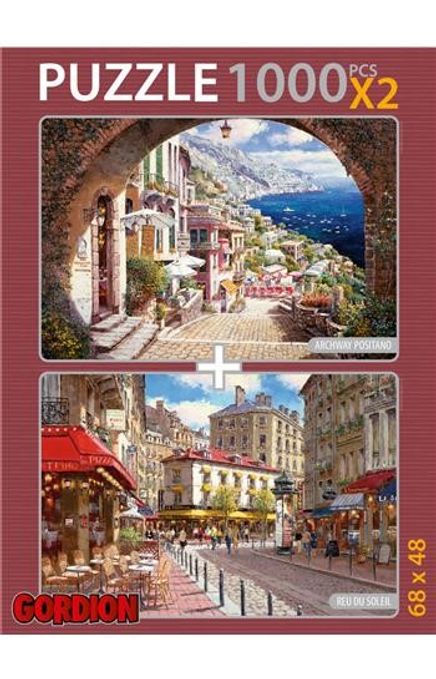 Archway Positano Reu Du Soleil 2x1000 Parça Puzzle Takım