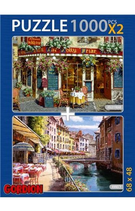 Jolly Friar Annecy 2x1000 Parça Puzzle Takım