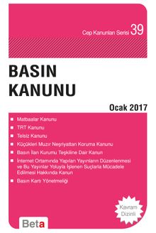 Basın Kanunu / Cep 033