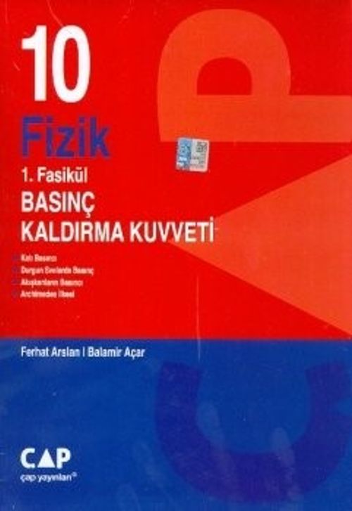 10. Sınıf Fizik 1. Fasikül Basınç Kaldırma Kuvveti