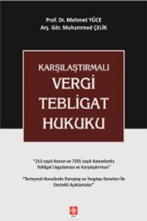 Karşılaştırmalı Vergi Tebligat Hukuku