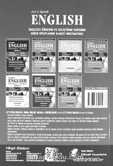 Let's Speak ENGLISH (Özel Basım) (B. Orhan Doğan) Fiyatı