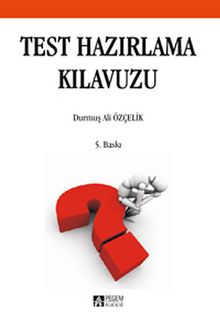 Test Hazırlama Kılavuzu - Durmuş Ali Özçelik