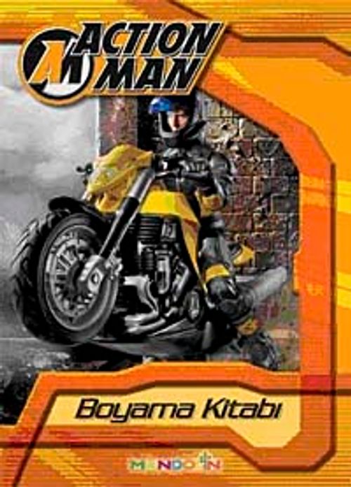 Action Man (Turuncu) Boyama Kitabı