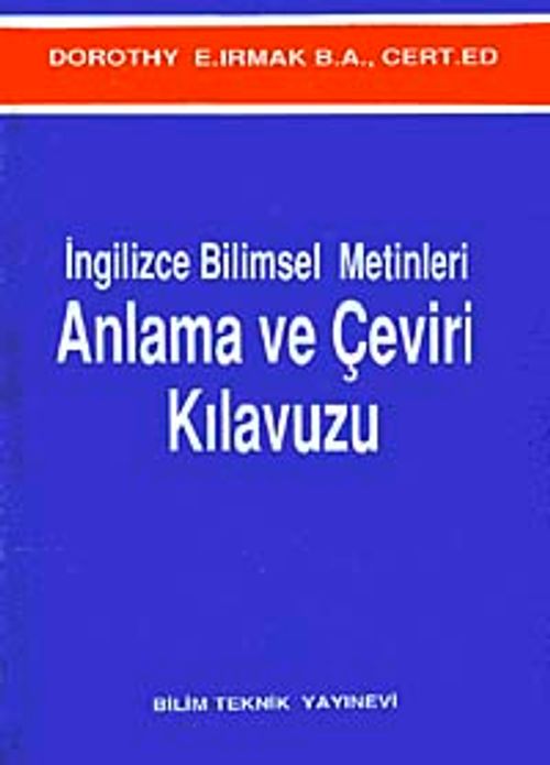 İngilizce Bilimsel Metinleri Anlama ve Çeviri Kılavuzu