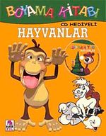 Hayvanlar / Boyama Kitabı (Cd Ekli)