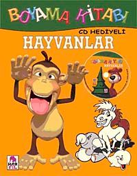 Hayvanlar / Boyama Kitabı (Cd Ekli)