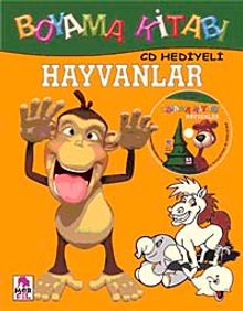 Hayvanlar / Boyama Kitabı (Cd Ekli)