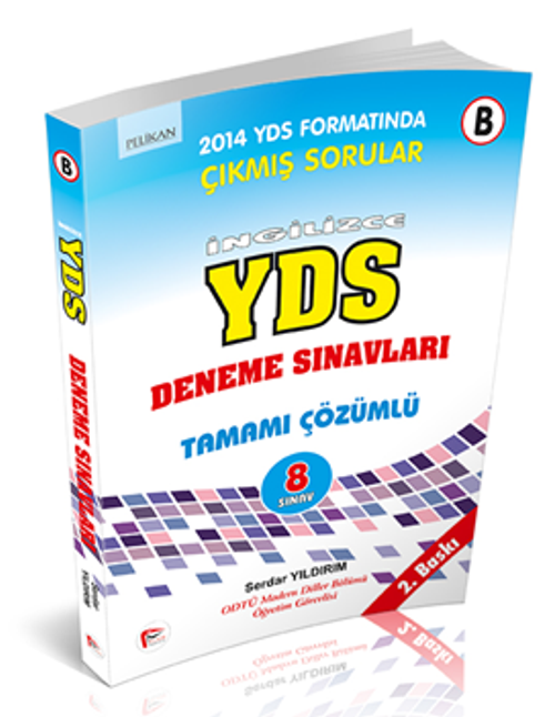 İngilizce YDS Deneme Testleri Tamamı Çözümlü 8 Deneme