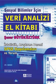 Sosyal Bilimler İçin Veri Analizi El Kitabı