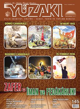 Yüzakı Aylık Edebiyat, Kültür, Sanat, Tarih ve Toplum Dergisi / Sayı:145 Mart 2017