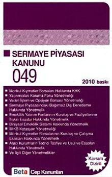 Sermaye Piyasası Kanunu /  Cep Kanunları 049