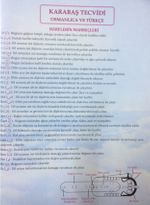 Karabaş Tecvidi (Osmanlıca ve Türkçe)