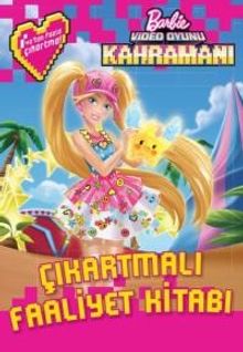 Barbie Video Oyunu Kahramanı Çıkartmalı Faaliyet