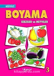 Eğitici Boyama Sebzeler ve Meyveler-3