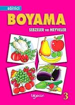 Eğitici Boyama Sebzeler ve Meyveler-3