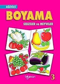 Eğitici Boyama Sebzeler ve Meyveler-3