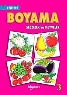 Eğitici Boyama Sebzeler ve Meyveler-3