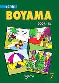 Eğitici Boyama Doğa Ev-7