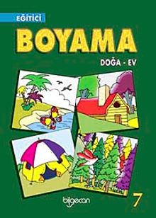 Eğitici Boyama Doğa Ev-7