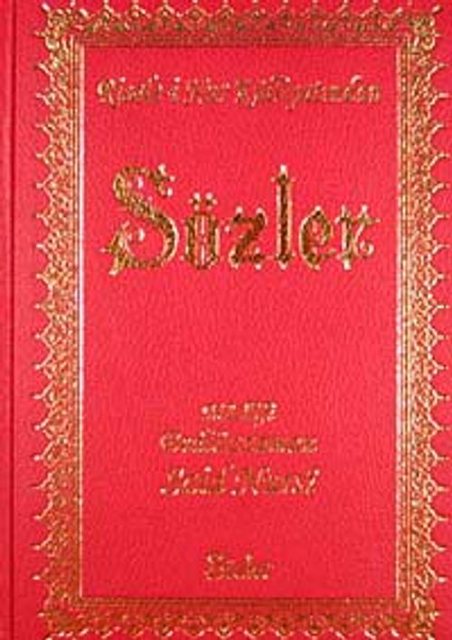 Sözler (Orta Boy Vinleks Ciltli)