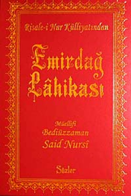 Emirdağ Lahikası (Büyük Boy Şamua Vinleks Ciltli)