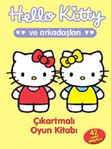Hello Kitty ve Arkadaşları Çıkartmalı Oyun Kitabı