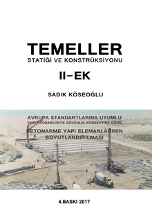 Temeller 2 – EK - Statiği ve Konstrüksiyonu 