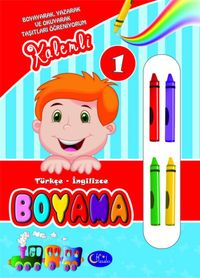 Kalemli Boyama 1 / Türkçe-İngilizce Taşıtları Öğreniyorum 