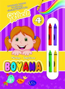 Kalemli Boyama 4 / Türkçe - İngilizce Giysileri Öğreniyorum 