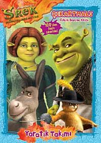 Şrek Çıkartmalı Öykülü Boyama Kitabı Yaratık Takımı