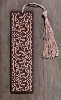 Ahşap Ayraç - Lale - Rölyef Cevizli