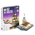 Kız Kulesi Led 3D Puzzle Işıklı (66 Parça)