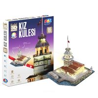 Kız Kulesi Led 3D Puzzle Işıklı (66 Parça)