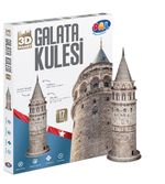 Galata Kulesi 3D Boyutlu Puzzle (17 Parça)