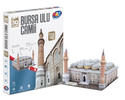 Bursa Ulu Camii 3D Puzzle (133 Parça)