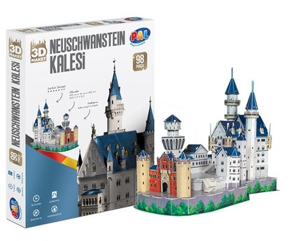 Neuschwanstein Kalesi 3D Puzzle (98 Parça)