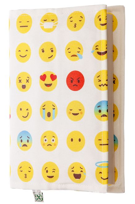 Kitap Kılıfı - Emojiler (M - 31x21cm)
