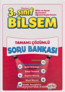 3. Sınıf Bilsem Tamamı Çözümlü Soru Bankası (Büyük Boy) - Kolektif