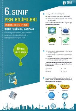 6. Sınıf Fen Bilimleri Yaprak Test Çek Kopar