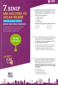 7. Sınıf Din Kültürü Ve Ahlak Bilgisi Yaprak Test Çek Kopar