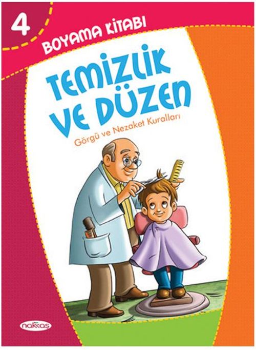 Temizlik ve Düzen Boyama Kitabı 4 / Görgü ve Nezaket Kuralları