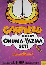 Garfield Kolay Okuma-Yazma Seti (12 Kitap) & İlköğretim 1. Sınıf Öğrencileri İçin