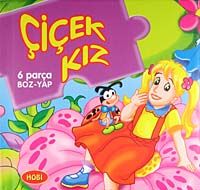Çiçek Kız / 6 Parça Boz-Yap