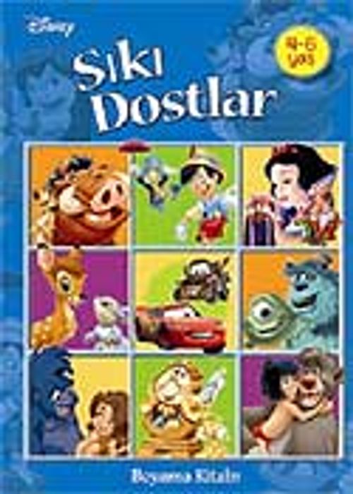 Sıkı Dostlar Boyama Kitabı 4-6 yaş