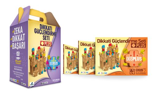 Dikkati Güçlendirme Seti Plus 6 Yaş (3 Kitap+Ahşap Materyaller)